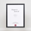 Telaio effetto legno profilo 2070 vetro antiriflesso 23x70 cm nero