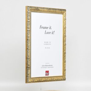 Effetto cornice in legno profilo 94 oro 23x70 cm vetro acrilico