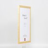 Cornice in legno effetto profilo 2210 naturale 23x70 cm vetro museo