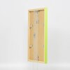 Cornice in legno Top Cube 23x70 cm vetro museale verde