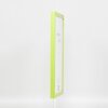 Cornice in legno Top Cube 23x70 cm vetro museale verde