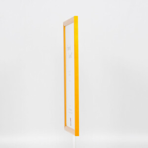 Cornice in legno effetto profilo 89 marrone chiaro 23x70 cm vetro museale