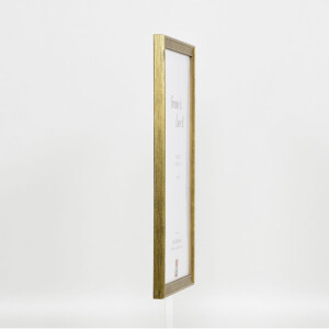 Cornice in legno effetto profilo 2070 vetro Museum 23x70 cm oro