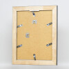 Effetto cornice in legno massiccio profilo 28 oro 23x70 cm vetro museale
