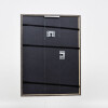 Telaio effetto legno profilo 23 blu 24x30 cm vetro antiriflesso
