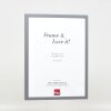Telaio effetto legno profilo 35 antracite 24x30 cm vetro antiriflesso