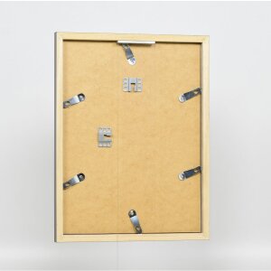 Struttura in legno Top Cube 24x30 cm vetro antiriflesso platino