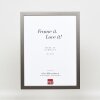 Struttura in legno Top Cube 24x30 cm vetro antiriflesso platino