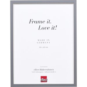 Telaio effetto legno profilo 35 antracite 24x30 cm vetro...