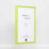 Cornice in legno Top Cube 24x30 cm vetro museale verde