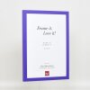 Cornice in legno Top Cube 24x30 cm vetro museale viola
