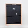 Effetto cornice in legno Profilo 89 rosso 24x30 cm Vetro Museo