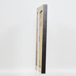 Effetto cornice in legno massiccio profilo 28 oro 24x30 cm vetro antiriflesso
