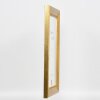 Cornice in legno effetto profilo 95 oro 24x30 cm vetro antiriflesso