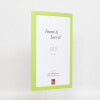 Cornice in legno Top Cube 25x30 cm verde vetro normale