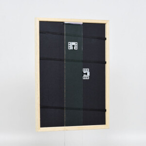 Telaio effetto legno profilo 38 bianco 25x30 cm vetro normale