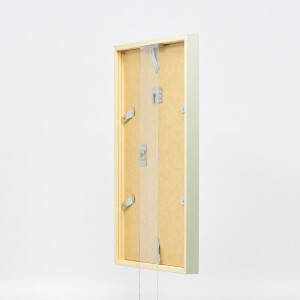 Telaio effetto legno profilo 35 verde 25x30 cm vetro antiriflesso