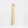 Telaio effetto legno profilo 35 verde 25x30 cm vetro antiriflesso