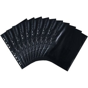 Manicotti visibili al fotofano 20x30cm nero 10 manicotti
