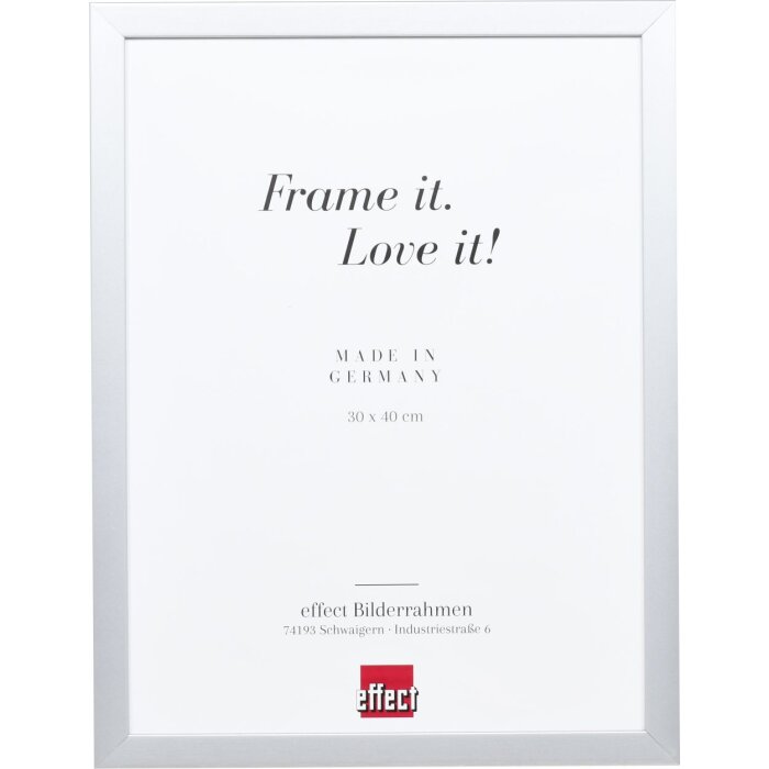 Struttura in legno Top Cube 25x30 cm vetro antiriflesso argento