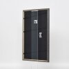 Effetto Telaio in legno massiccio Profilo 25 grigio 25x30 cm Vetro acrilico