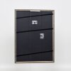 Effetto Telaio in legno massiccio Profilo 25 grigio 25x30 cm Vetro acrilico