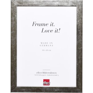 Cornice effetto 2312 argento lucido 25x30 cm vetro acrilico