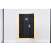 Effetto cornice in legno Profilo 38 marrone 25x30 cm Vetro museo