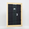 Effetto cornice in legno massiccio profilo 30 bianco 25x30 cm vetro museo