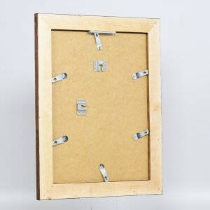 Cornice in legno effetto 2400 marrone 25x30 cm vetro museo