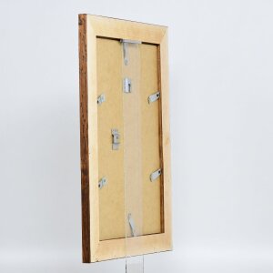 Cornice in legno effetto 2400 marrone 25x30 cm vetro museo