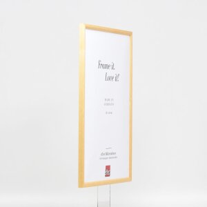 Effetto cornice in legno massello profilo 20 oro 25x35 cm vetro normale