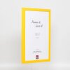Cornice in legno Top Cube 25x35 cm giallo vetro normale