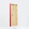 Cornice in legno effetto profilo 35 rosso 25x35 cm vetro normale