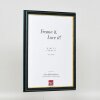 Effetto cornice in legno Profilo 21 blu 25x35 cm Vetro normale