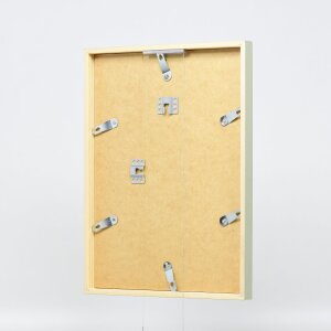 Telaio effetto legno profilo 35 verde 25x35 cm vetro antiriflesso