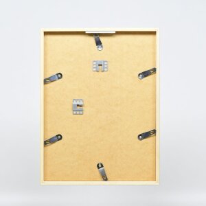 Telaio effetto legno profilo 35 verde 25x35 cm vetro antiriflesso