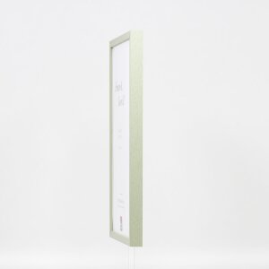 Telaio effetto legno profilo 35 verde 25x35 cm vetro antiriflesso