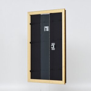 Telaio in legno effetto profilo 21 marrone noce 25x35 cm vetro antiriflesso