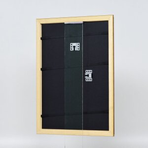 Telaio in legno effetto profilo 21 marrone noce 25x35 cm vetro antiriflesso