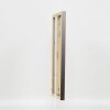 Struttura in legno Top Cube 25x35 cm vetro acrilico platino