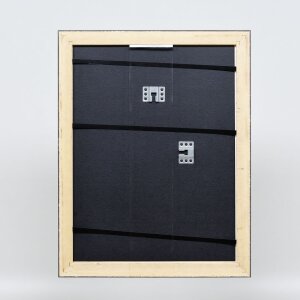 Telaio effetto legno profilo 94 nero 25x35 cm vetro antiriflesso