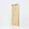 Cornice in legno effetto profilo 35 grigio chiaro 25x35 cm vetro museo