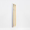 Cornice in legno effetto profilo 35 grigio chiaro 25x35 cm vetro museo