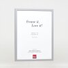 Cornice in legno effetto profilo 35 grigio chiaro 25x35 cm vetro museo
