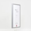 Cornice in legno effetto profilo 35 grigio chiaro 25x35 cm vetro museo