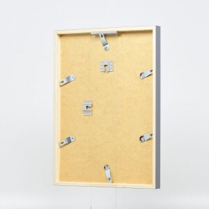 Effetto cornice in legno profilo 35 antracite 25x35 cm vetro museo