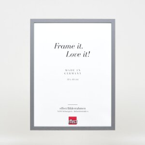 Effetto cornice in legno profilo 35 antracite 25x35 cm vetro museo