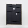 Effetto cornice in legno massiccio profilo 25 blu 25x35 cm vetro museale