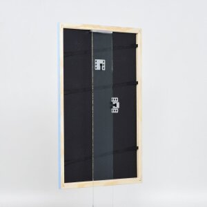 Cornice in legno effetto profilo 32 blu 25x35 cm vetro museo